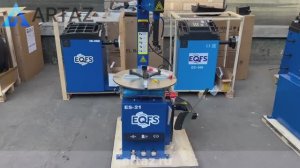 ES-21 Станок шиномонтажный полуавтоматический зажим колеса до 20 дюймов