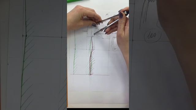 ПОСТРОЕНИЕ ВЫКРОЙКИ ВЕЧЕРНЕГО ПЛАТЬЯ. Все уроки в телеграм канале, ссылка в описании