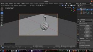 Blender 2.8: урок в русском интерфейсе для начинающих. Радужная ваза