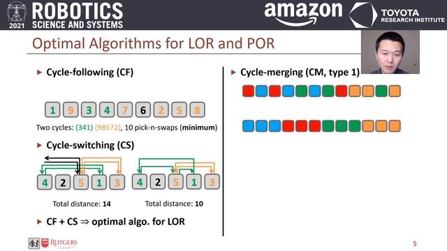 RSS 2021, Spotlight Talk 06: Rearrangement on Lattices with Swaps: Optimality Structures .... смотреть онлайн