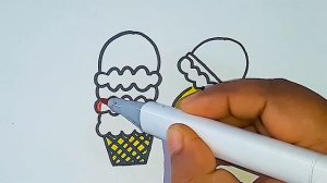 как нарисовать мороженое карандашом поэтапно | how to draw ice cream step by step