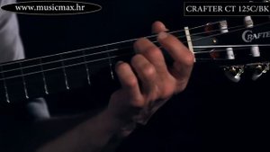 Elektro-akustična gitara Crafter CT-125C/BK