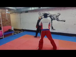 Кикбоксинг бокс тренировки лапы kickboxing workout