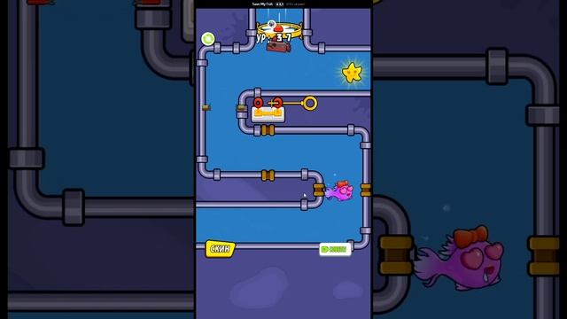 Сохрани мою рыбку  Save My Fish уровень 37 или Бешеная Гупешка  Логическая головоломка