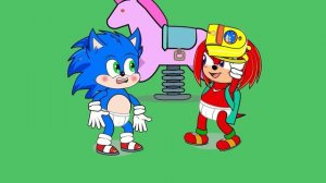 Mommy Amy Rose Love Baby Sonic - Sonic the Hedgehog 2 Animation