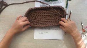 Сумка Тоут из трикотажной пряжи/Tote Online Workshop