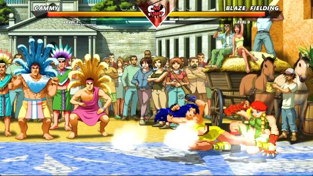 CAMMY VS BLAZE FIELDING | EPIC M.U.G.E.N BATTLE.