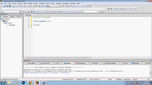 С++ Урок №1. Первая программа смотреть онлайн