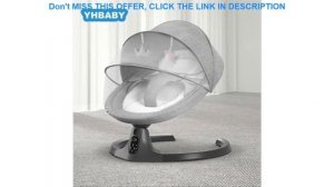 Review Baby Swing Multifunctional Aluminum Alloy Baby Rocking Chair Electric Baby Cradle With Remot