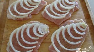 Мясо кусочками в майонезе