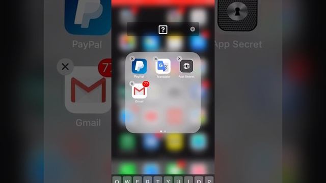 как сделать папку без названия на ios11