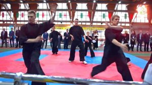 Показательное выступление школы кунг-фу Чёрный Дракон на "Open Cup 2017"