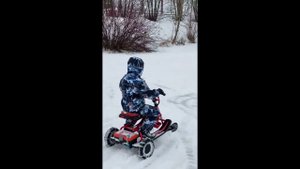 Электро Снегокат из гироскутера
