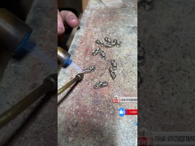 Пайка колечек. Плетение Лисий хвост смотреть онлайн