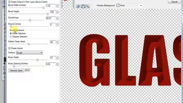How to Bevel Text in Adobe Photoshop With Eye candy impact смотреть онлайн