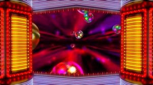 Футаж Дискотечный шар с цветомузыкой