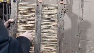 Коврик из камыша для ульев.Пчеловодство для начинающих.Пасека.