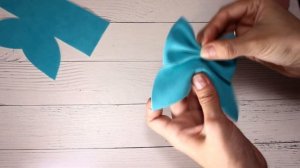 Бантики из замши