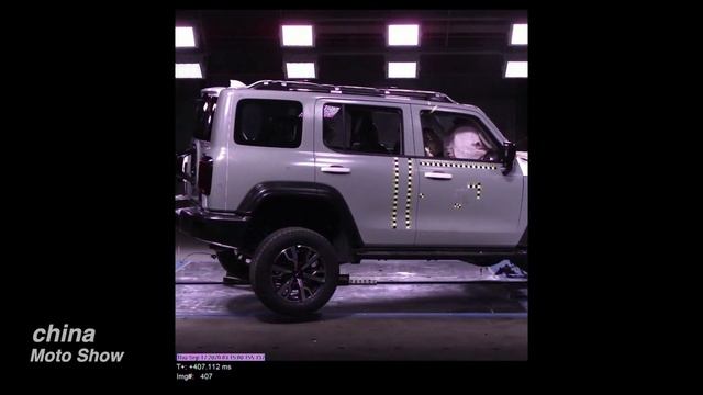 坦克300 碰撞测试 Tank300 Crash Test 25% 40% 50%偏置碰撞，翻滚测试～