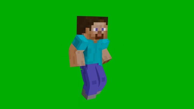 Minecraft steve dance green screen смотреть онлайн