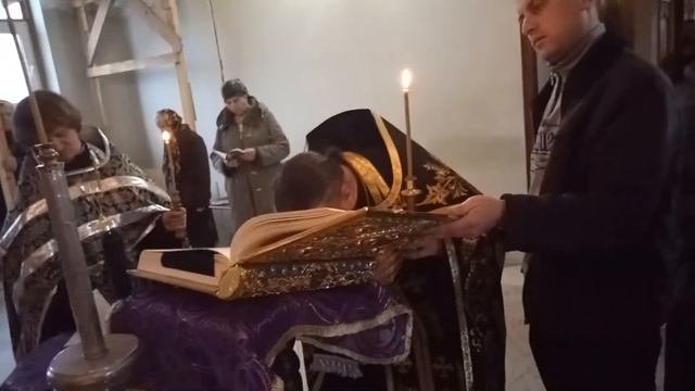 Чинопоследование пассии в Свято-Покроском приходе г.Апшеронска