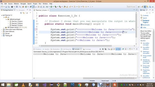 Introduction To Java Programming   Exercise 1 2c
