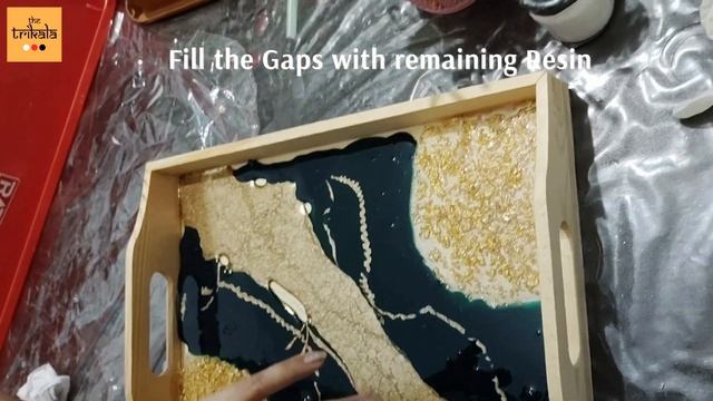 RESIN Art - How to make RESIN Trey. Lets make RESIN Trey - Step by Step Process by Pouring Dreams смотреть онлайн