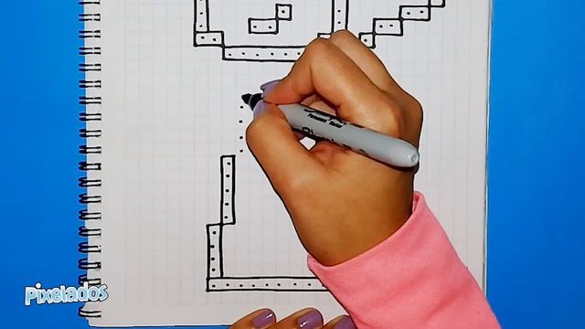 COMO DIBUJAR NOOB ROBLOX PIXEL ART - PIXELADOS смотреть онлайн