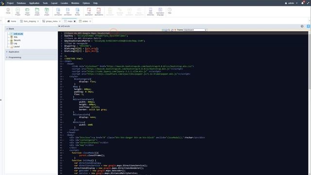 Scriptcase - Calculating distances and routes with Google maps API смотреть онлайн