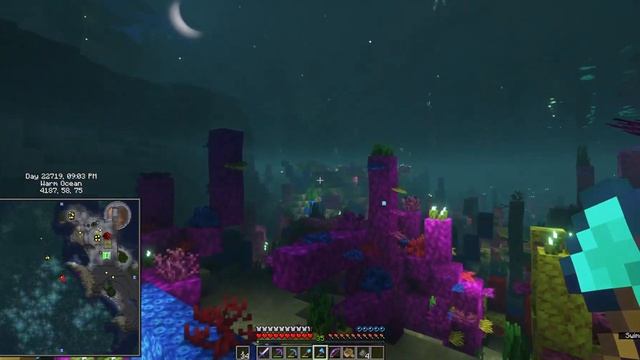 Minecraft Xaero's Map and with Shaders смотреть онлайн