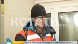 Загадочное исчезновение Нижегородской школьницы - 15-летняя девочка пропала в 2-х шагах от двери.