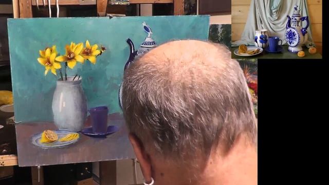 Натюрморт с гжелью часть 1 смотреть онлайн