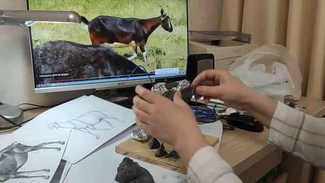 Анималистическая скульптура. Урок 1.1