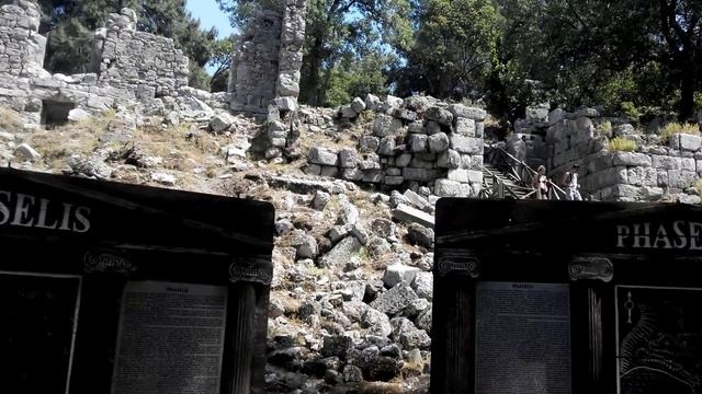 Руины античного города Фазелис, Кемер, Турция часть 1