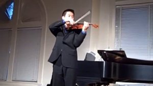 Korngold violin concerto 3rd mvt- Richard Zhu, Jim Chou