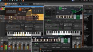 MusicLab - RealGuitar 6, RealLPC 6 in Ubuntu Studio.