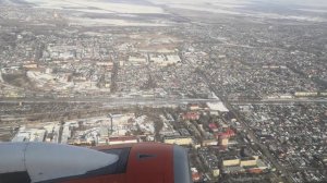 Взлет из аэропорта Минеральные Воды 26.01.2022 Sukhoi Superjet Азимут A4 535 RA-89085