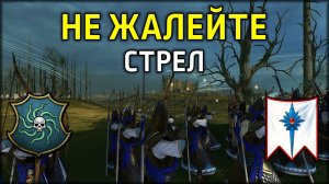 Не жалейте стрел! | Высшие Эльфы vs Берег Вампиров | Лэнды | Total War: WARHAMMER 3