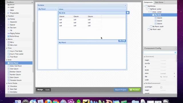 Ext Designer - Crear un border layout смотреть онлайн