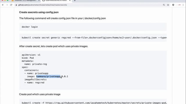 Kubernetes Tutorial | Pulling private image using Kubernetes Secrets | Kubernetes Secrets Tutorial