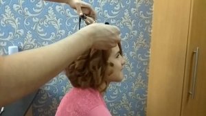 Укладка на короткие волосы