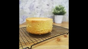 Лимонный бисквит для черничного торта