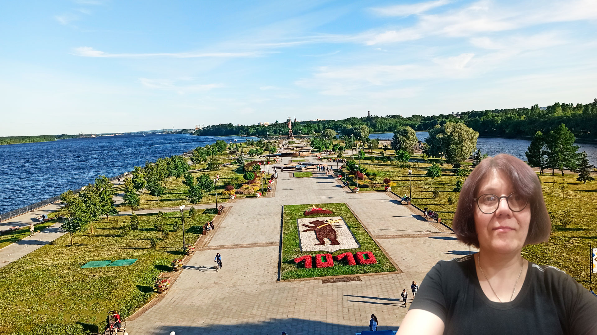 Парк стрелка ярославль карта