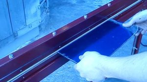 гибка акрила струной на К Л 1000
