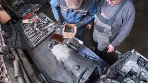 Mercedes W211 ОМ 628 УСТАНОВКА МОТОРА