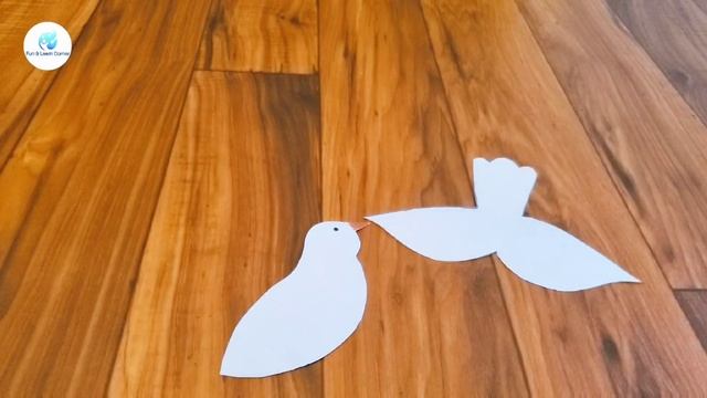 3D Paper bird  Easy way to make paper bird for kids
