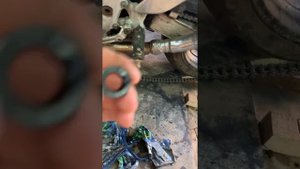 Yamaha TRX850 замена сальника приводного вала