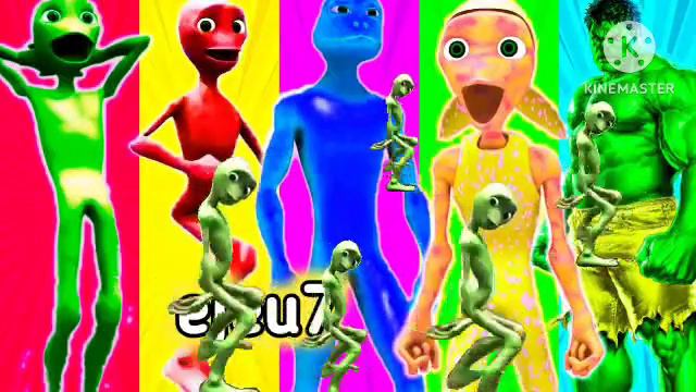 Alien dance VS Funny alien VS Dame tu cosita VS Funny alien dance VS Green alien VS Dance song c64 смотреть онлайн