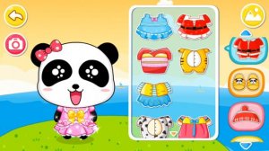 игра приключения малыша панды кики / мобильные игры бэби панда / qubus
