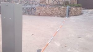 Цепной барьер.